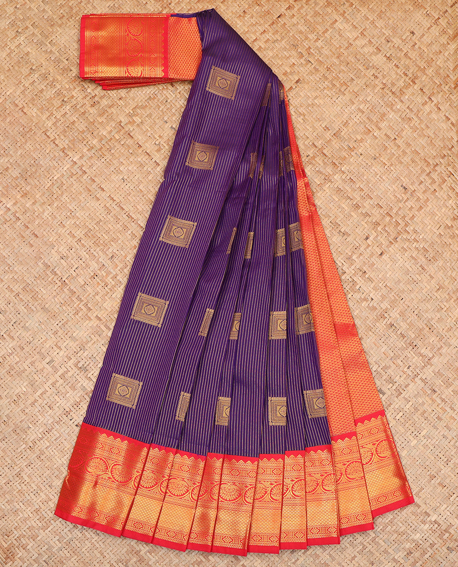 Violet Budget Silk Saree