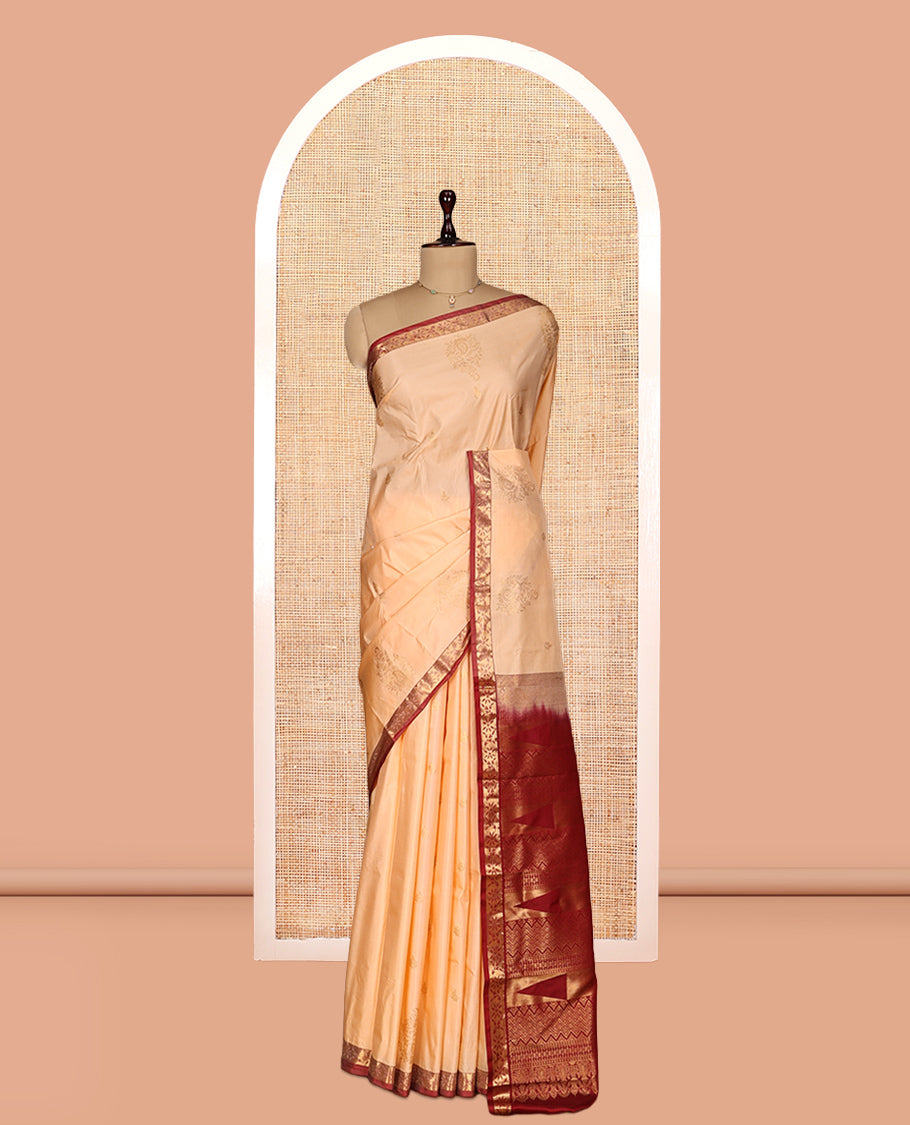 Light Sandal Gift Saree