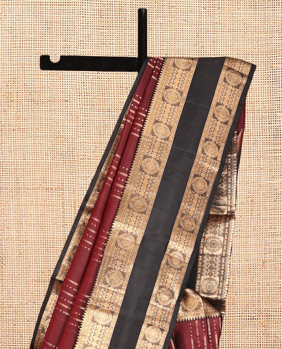 Maroon Mayuri Soft Silk Saree
