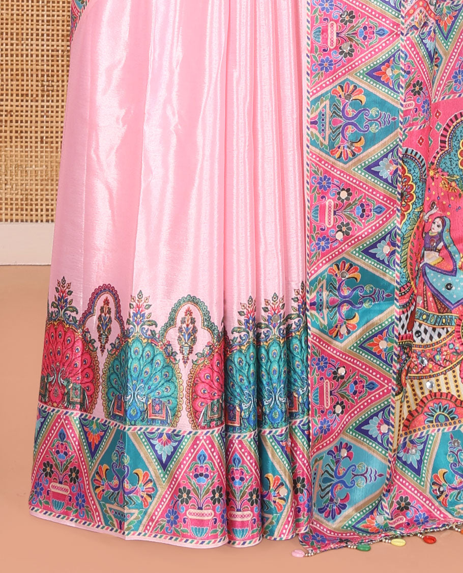 Pink Masakali Saree