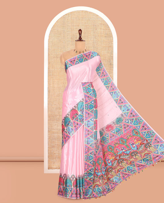 Pink Masakali Saree