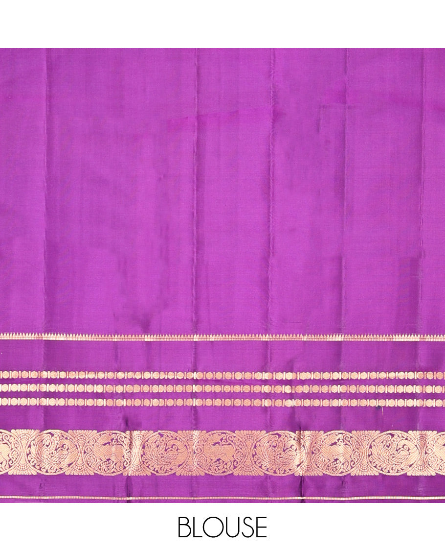 Onion Pink-Violet Vasundhara Lite Silk Mix Saree