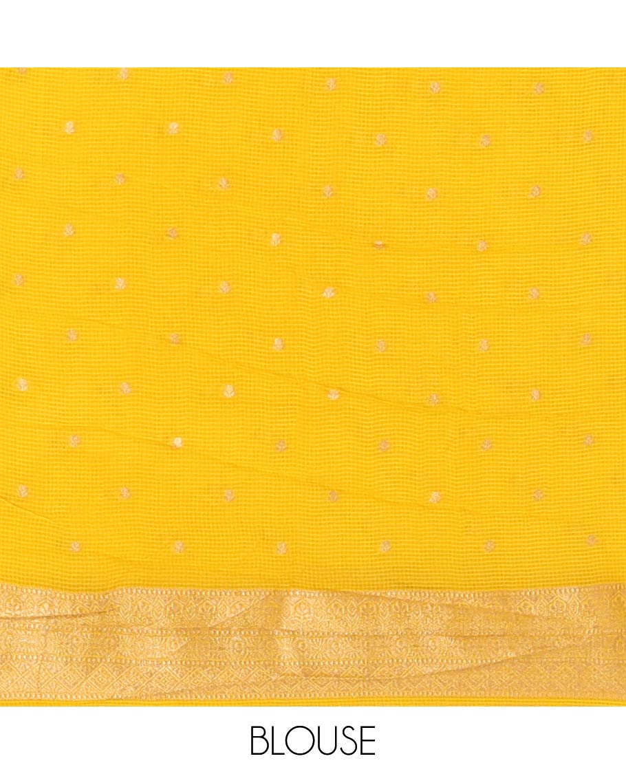 Yellow Fancy Organza