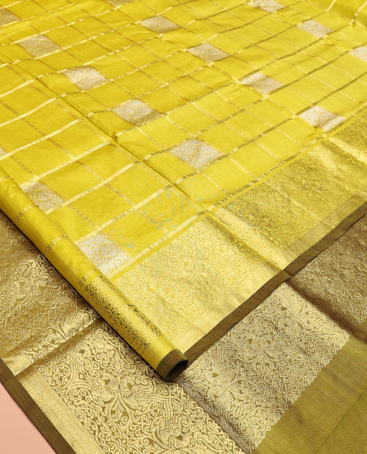 Green Venkatagiri Silk Saree