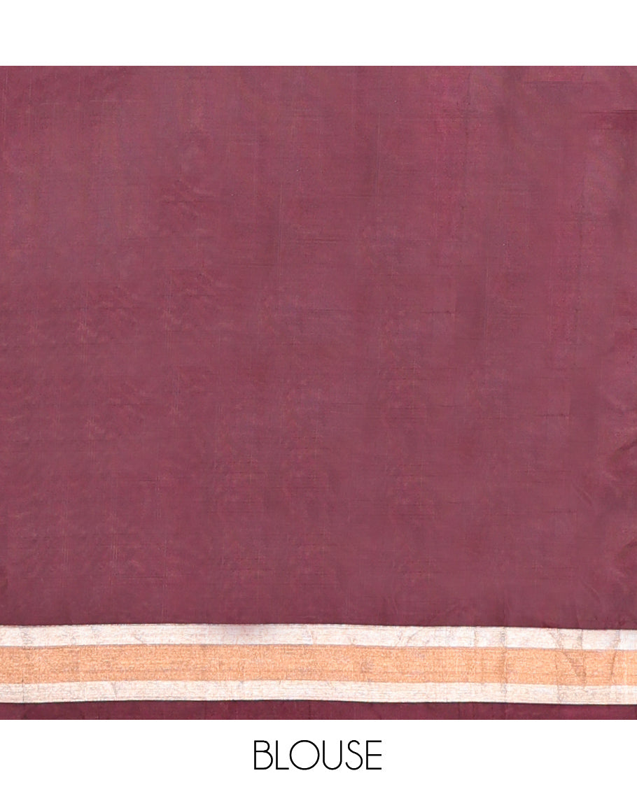 Blue Mayuri Soft Silk Saree