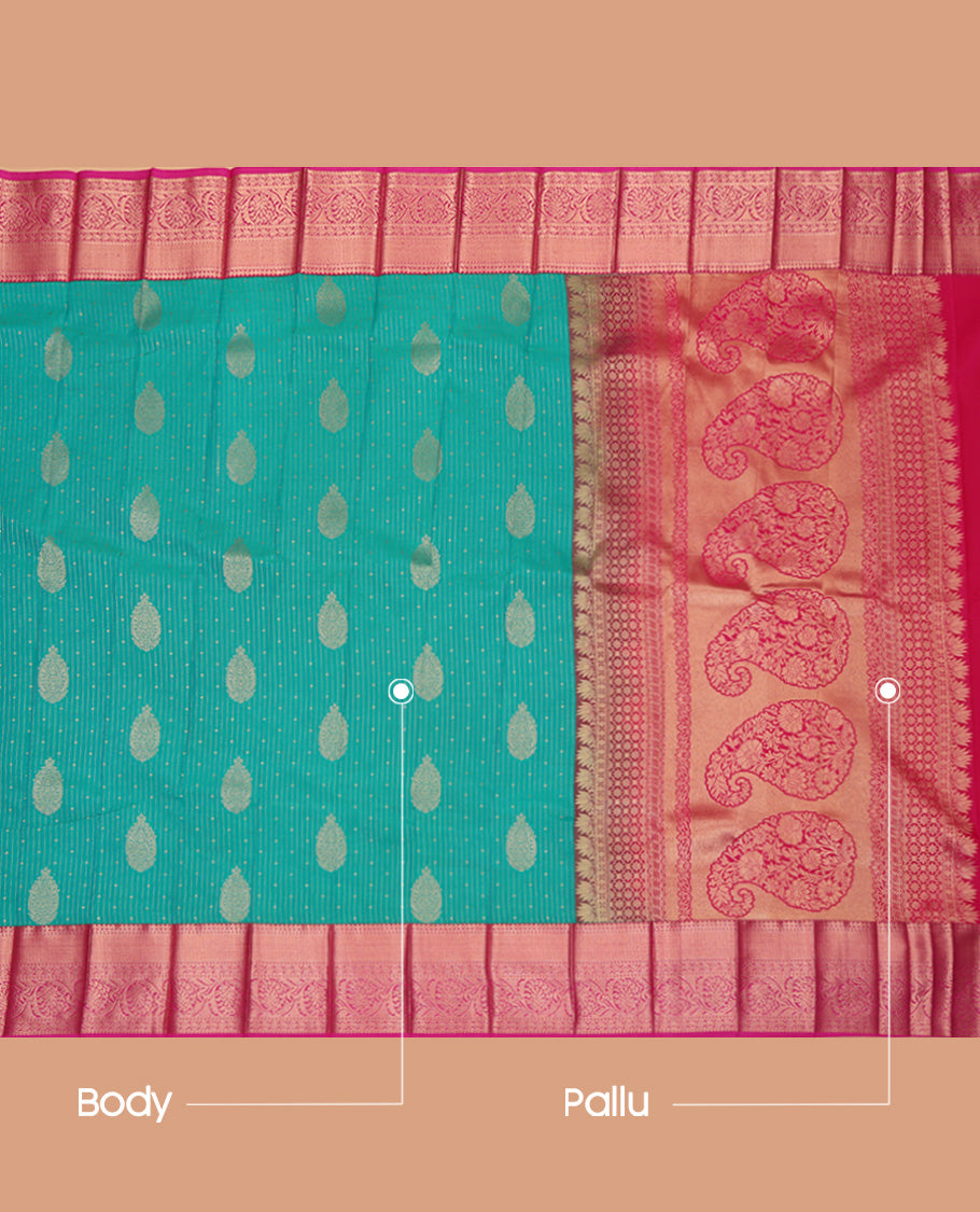 Blue Budget Silk Saree