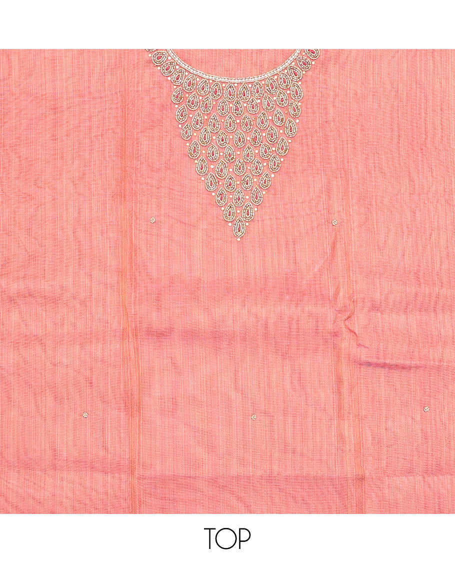 Pink Material Chudidar Set