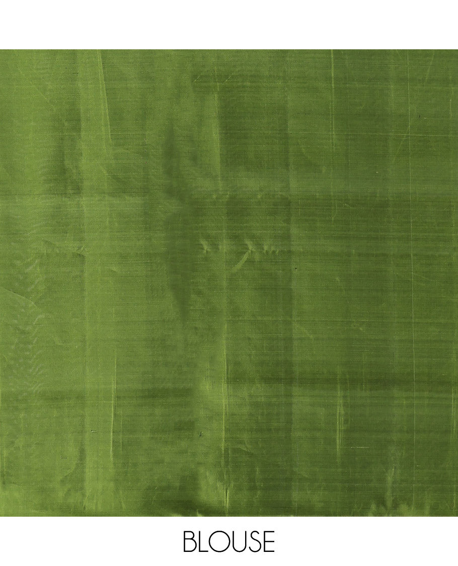 Wine Mayuri Lite Silk Mix Saree, Sparsely Woven with Buttas, Complemented by Contrast Border of Kodi Visiry, and Mayil Kann, Intricate Pallu, and a Contrast Blouse