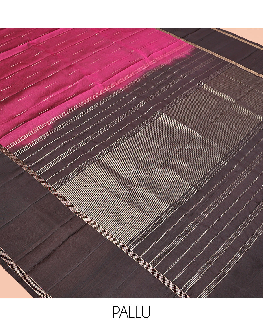 Magenta Mayuri Soft Silk Saree