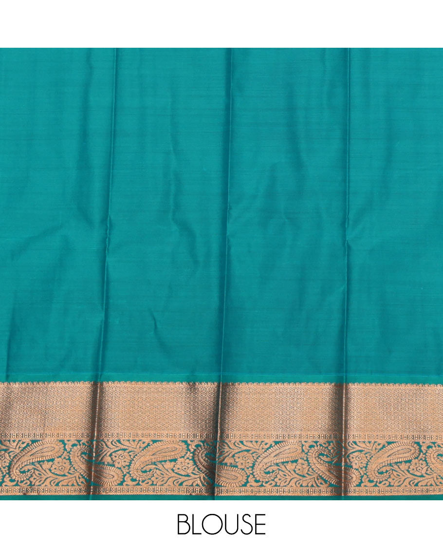Purple Budget Silk Saree, Adorned with a Jacquard Design, Complemented by Contrast Traditional Zari Border, Intricate Pallu, and Contrast Blouse