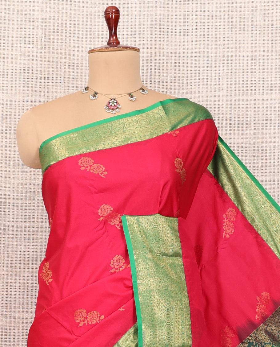 Red Budget Silk Saree