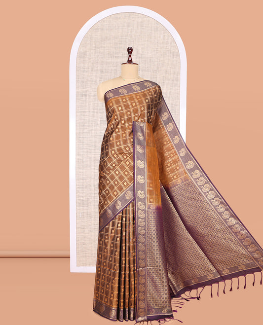 Brown Budget Silk Saree
