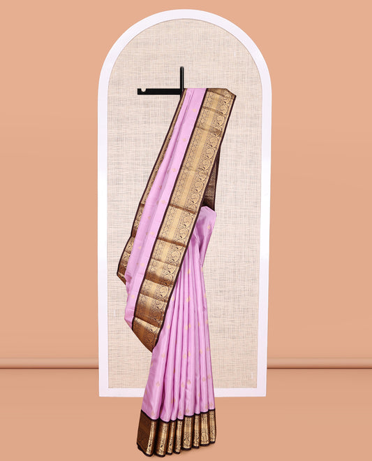 Pink Kanchipuram Silk Saree