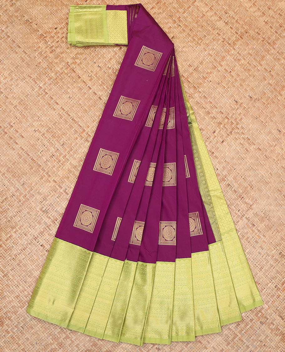Purple Budget Silk Saree