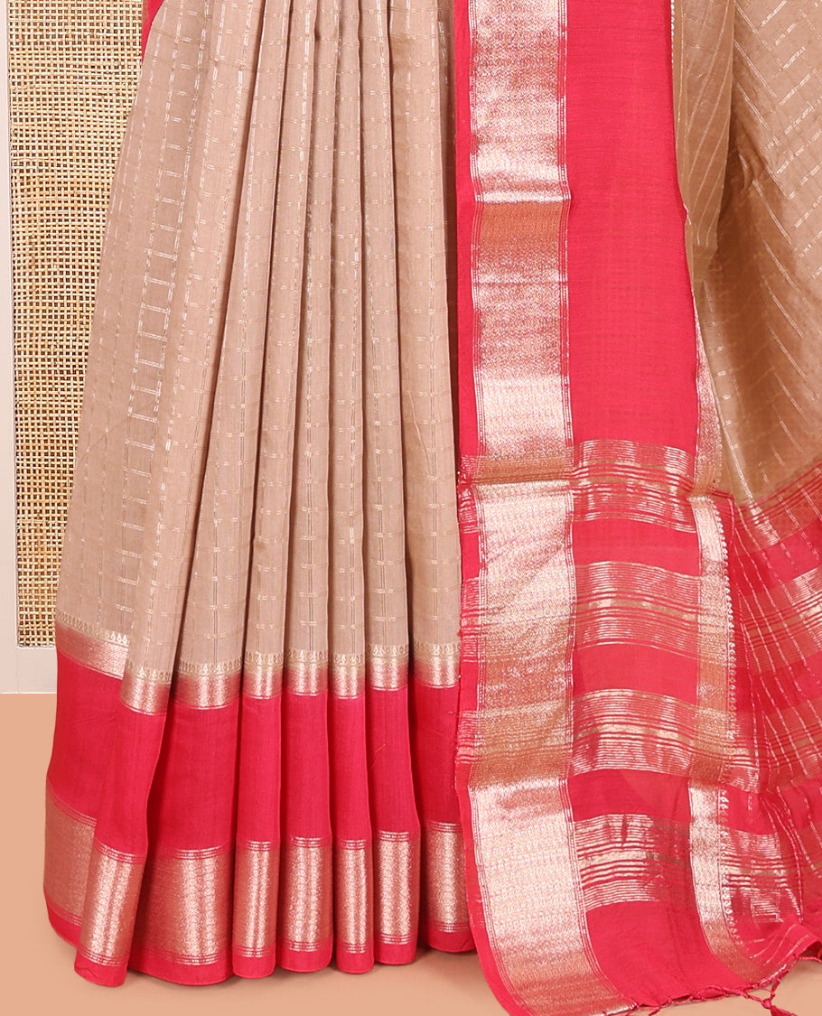 Chikku-Rani Assam Silk Saree
