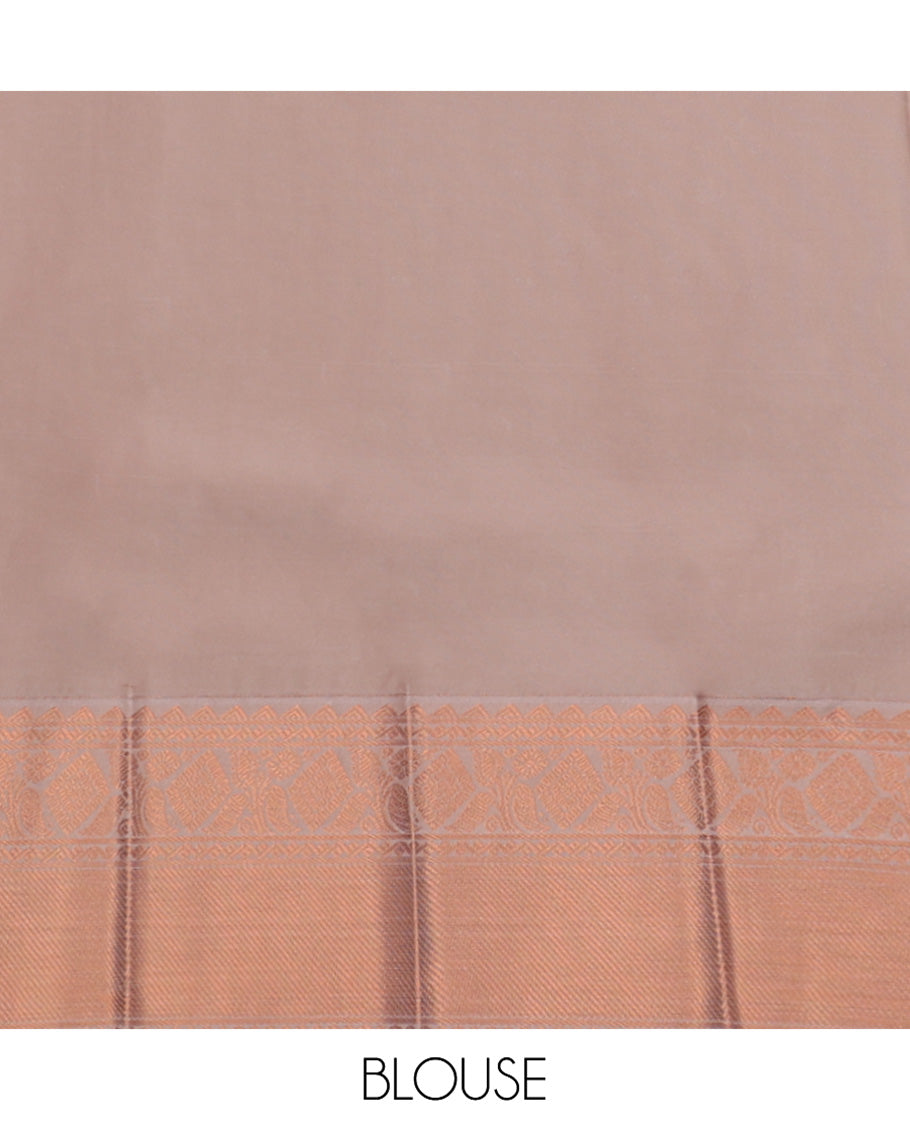 Yellow Budget Silk Saree Mesmerized with Zari Buttas and Stripes, Complemented with a Contrast Traditional Zari Design Border, Zari-Rich Jaal Pallu, and a Contrast Blouse