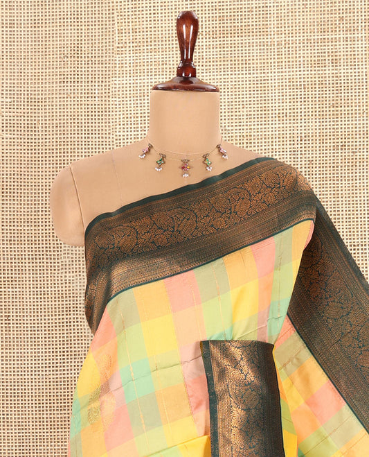 Bottle Green Fancy Softy Silk Saree