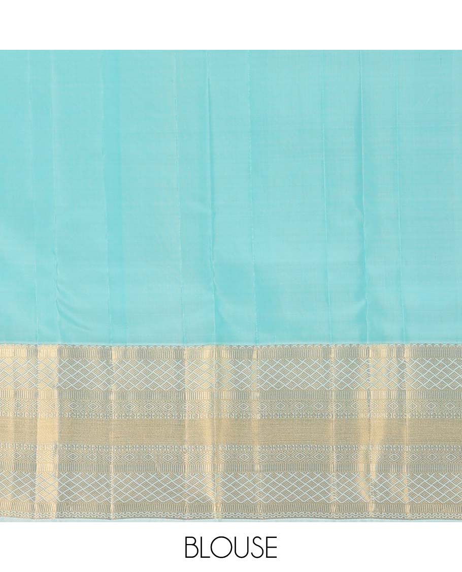 Red zari design Vasundhara silk mix saree, contrast traditional zari border of kodi visiry designs, and intricate pallu