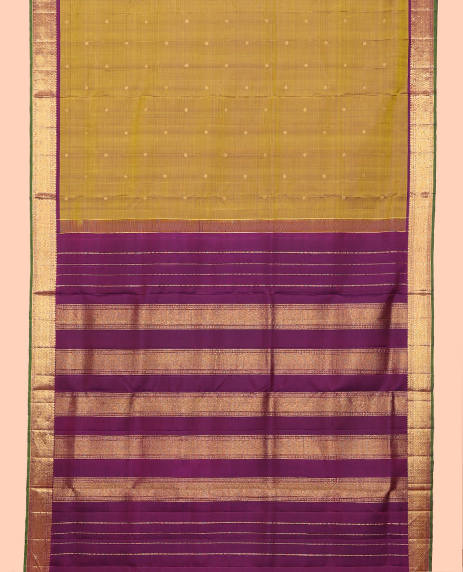 Green Nine-Yard Pure Silk Saree
