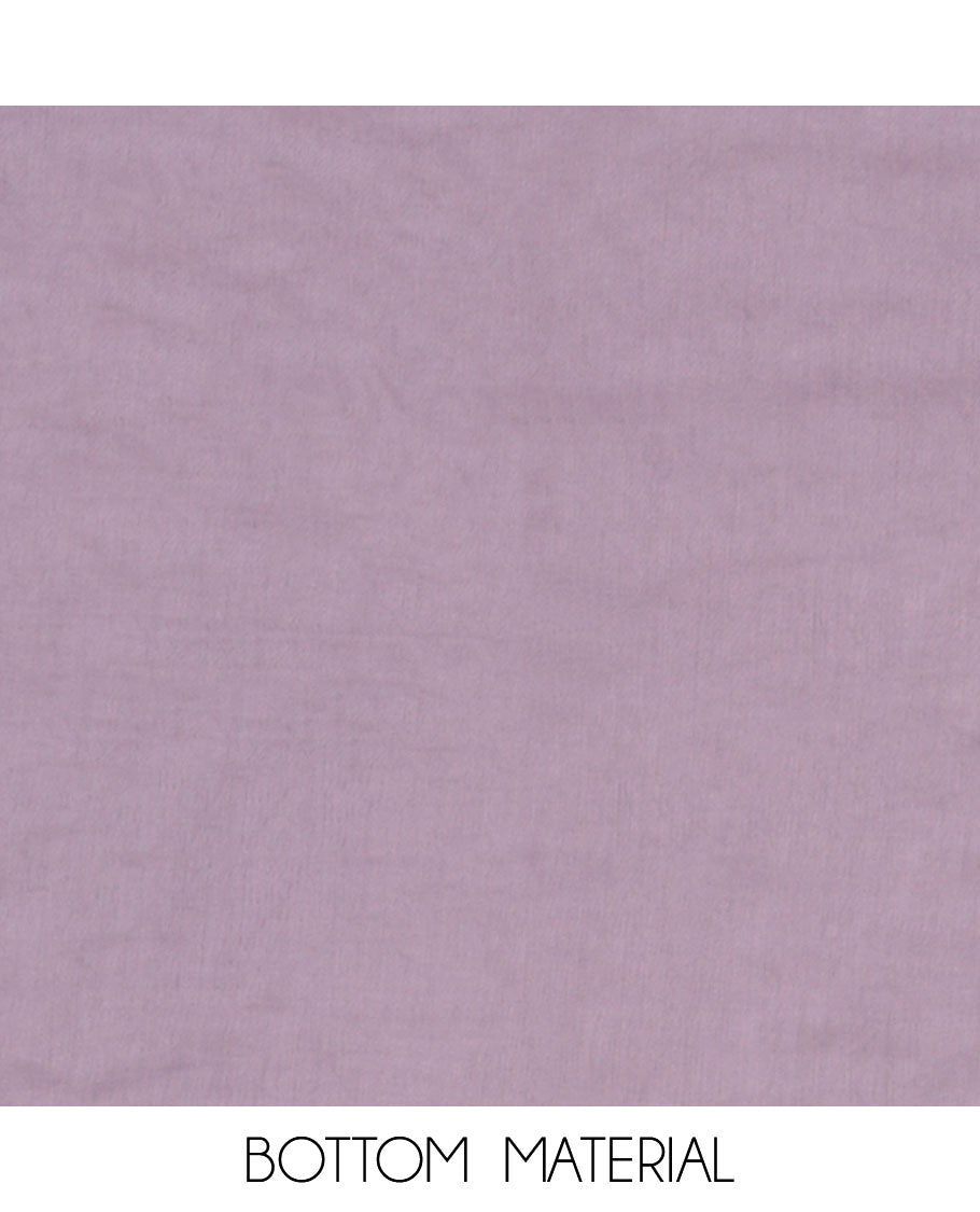 Lavender Tissue Material Chudidar Set