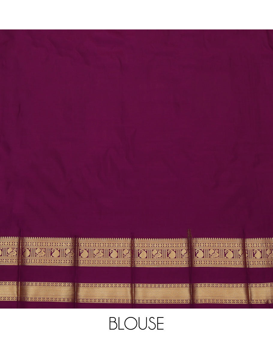 Orange Budget Silk Saree