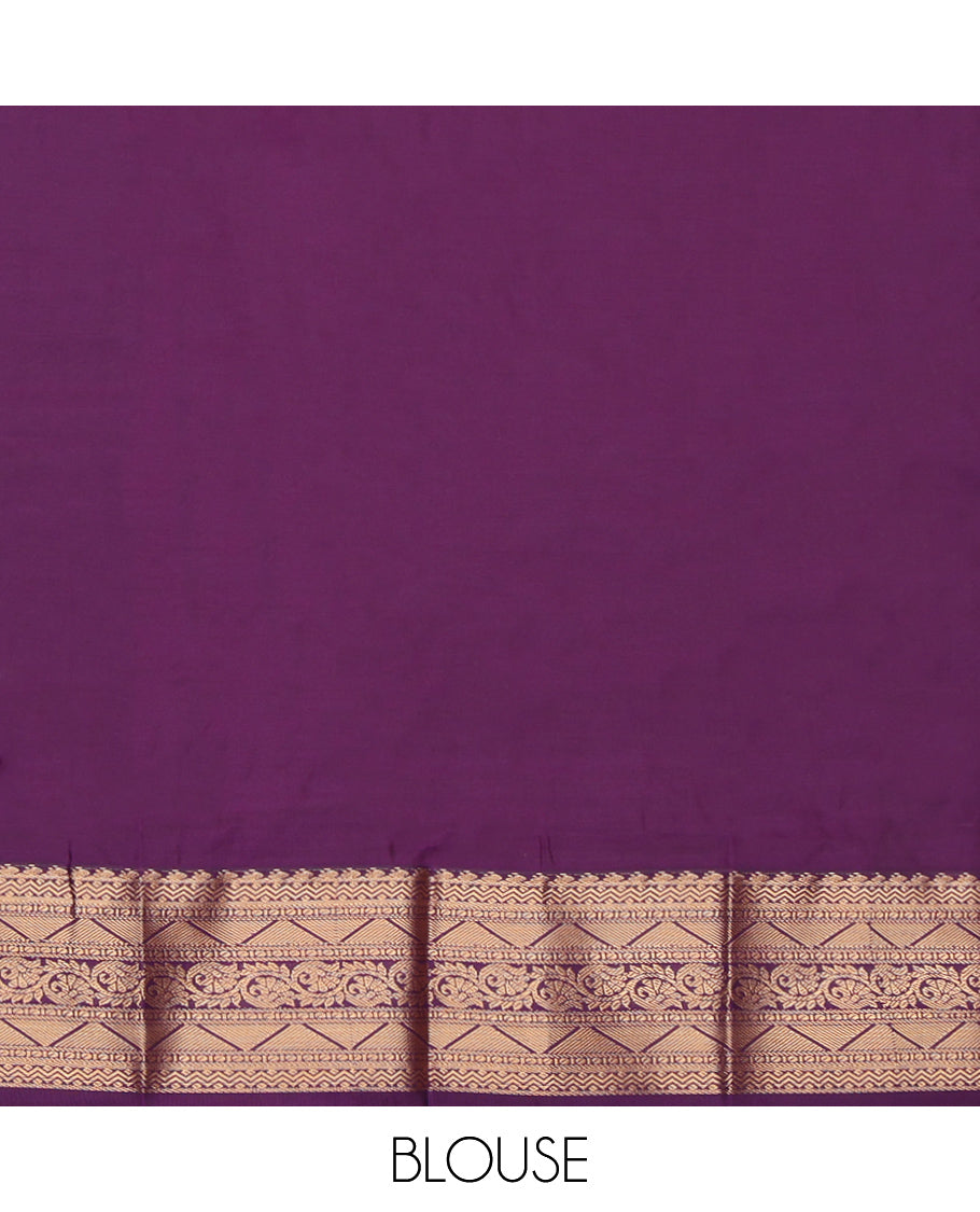 Red Traditional Zari Butta Budget Silk Saree