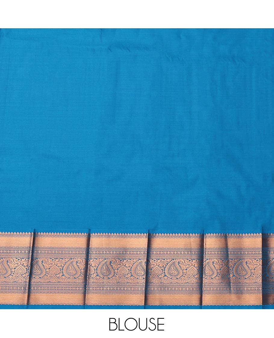 Purple Budget Silk Saree, Richly Detailed with Jacquard Design, Complemented by a Contrast Traditional Zari Border, Jaal Pallu, and a Contrast Blouse