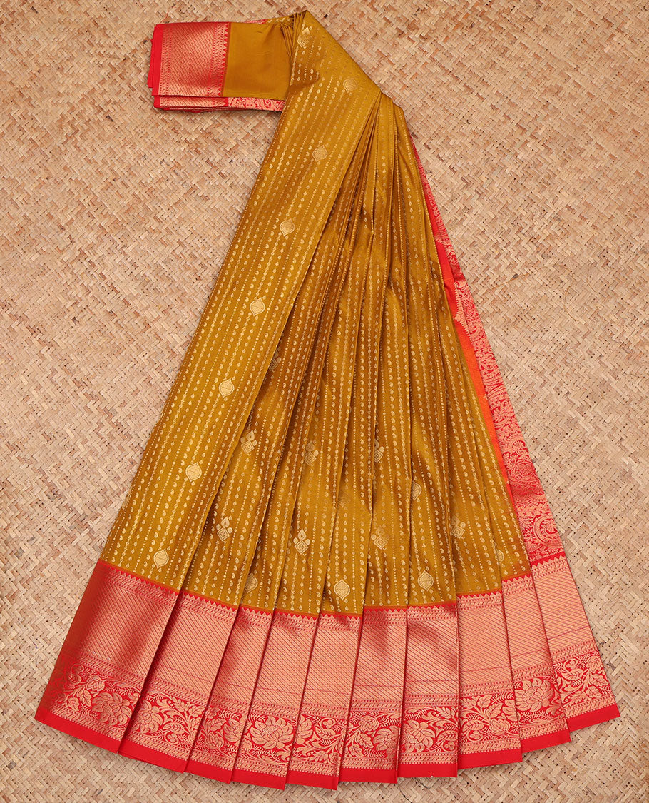 Mustard Budget Silk Saree