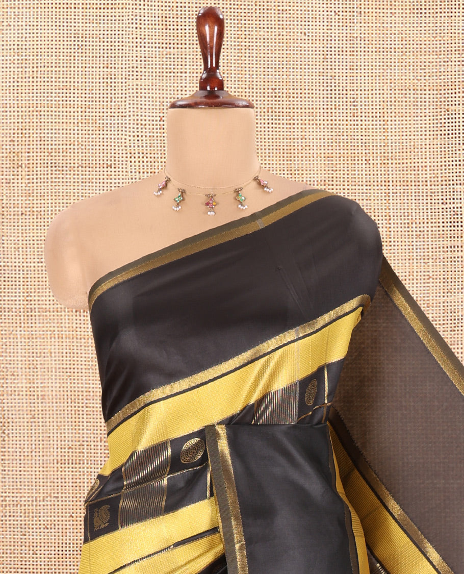 Mustard Elite Soft Silk Saree