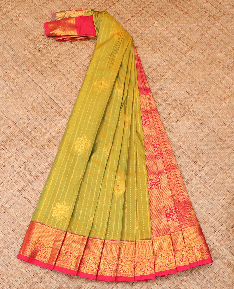 Green Budget Silk Saree