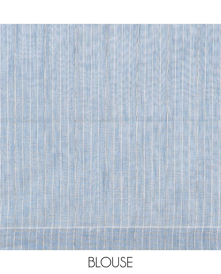 Grey plain budget cotton saree, self-border & pallu of stripes