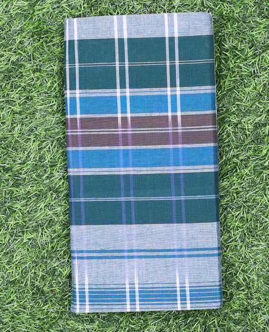Multi-color checked cozy pure cotton lungi