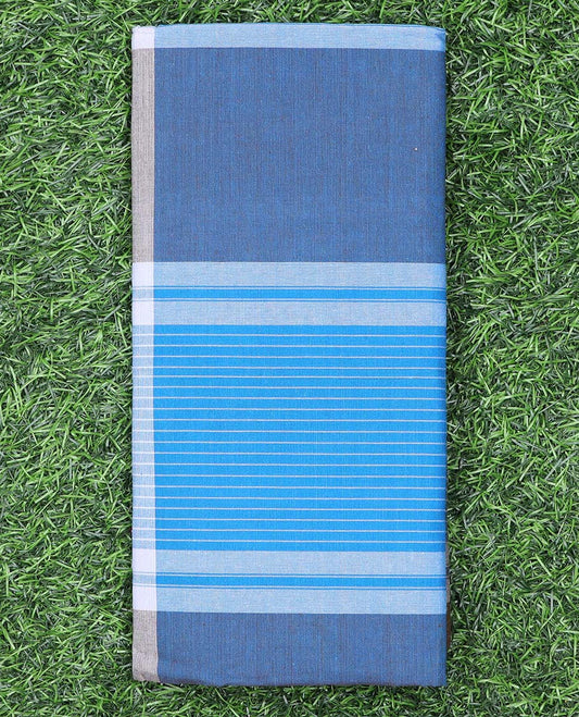 Multi-color checked & striped cozy pure cotton lungi