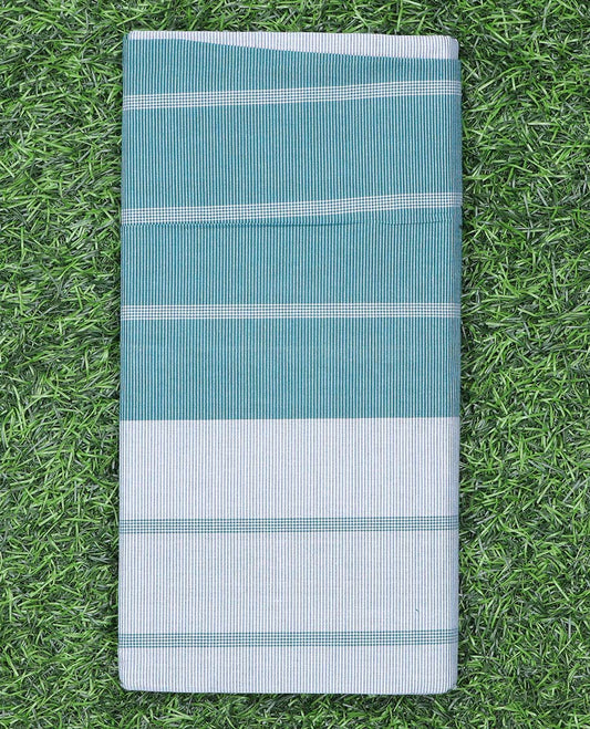 Grey striped cozy pure cotton lungi
