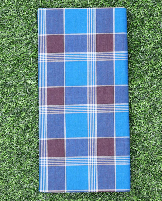 Multi-color checked cozy pure cotton lungi
