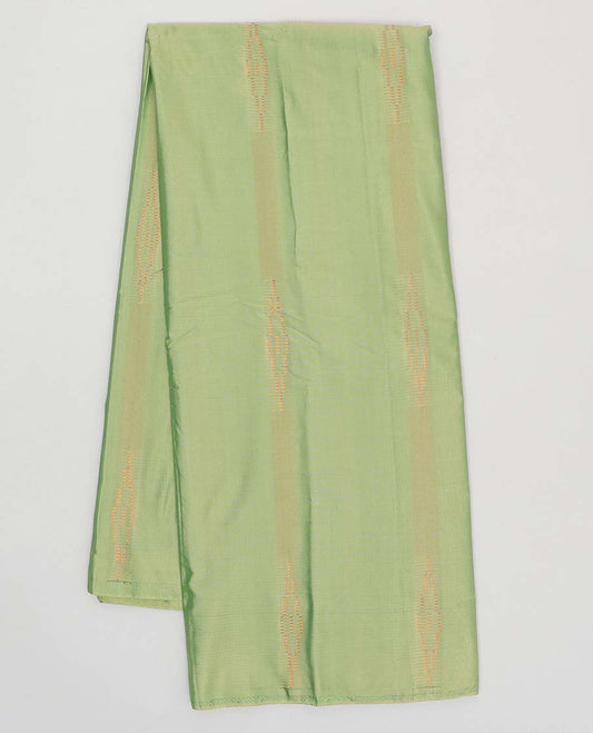 Borderless green temple design aarani gift saree