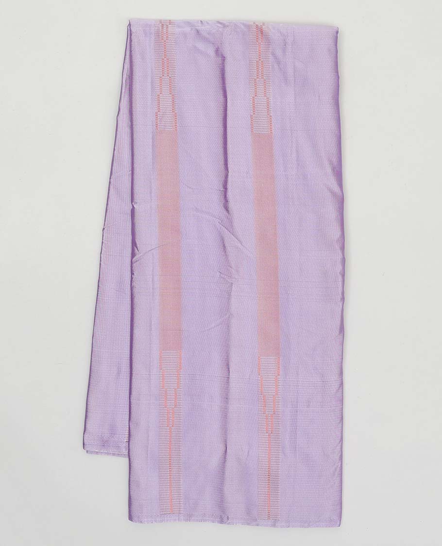 Borderless lavender temple design aarani gift saree