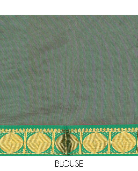 Pink plain design gift saree, contrast traditional zari design border