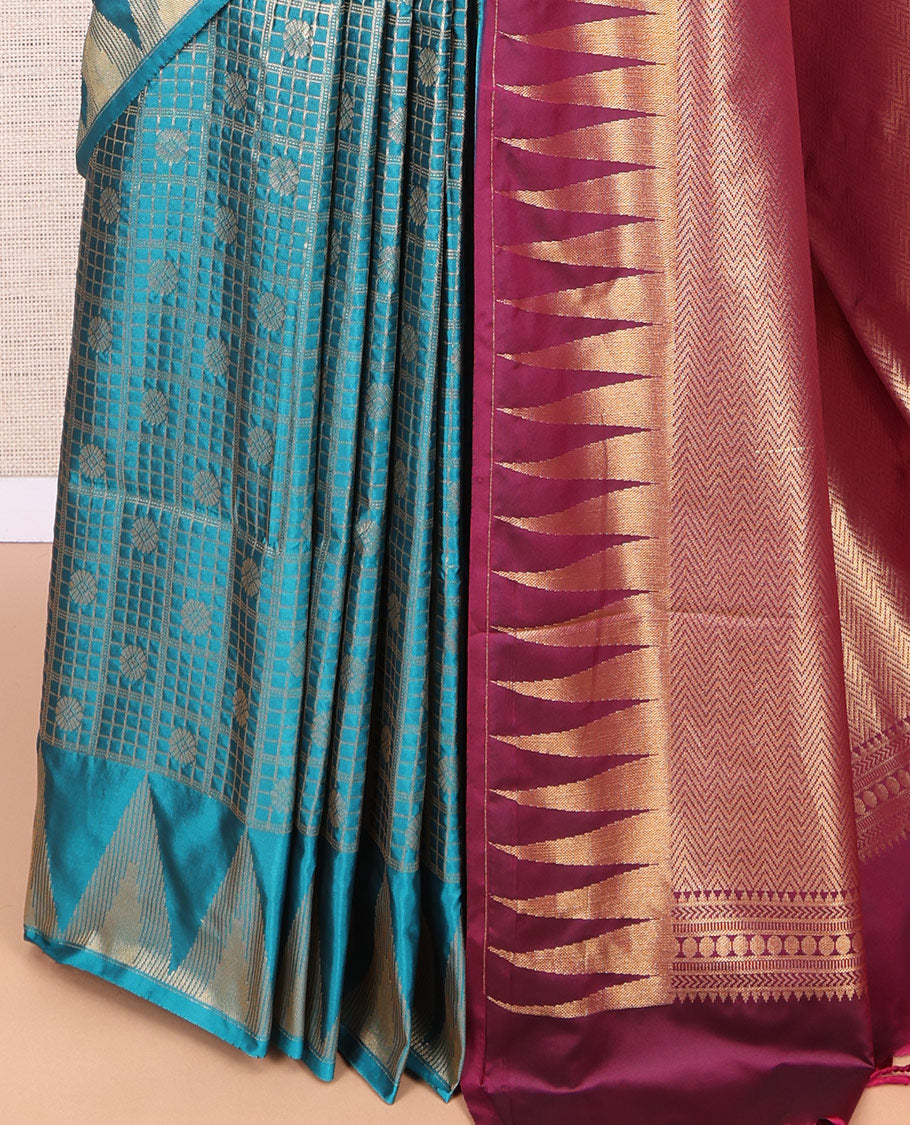 Blue Budget Silk Saree