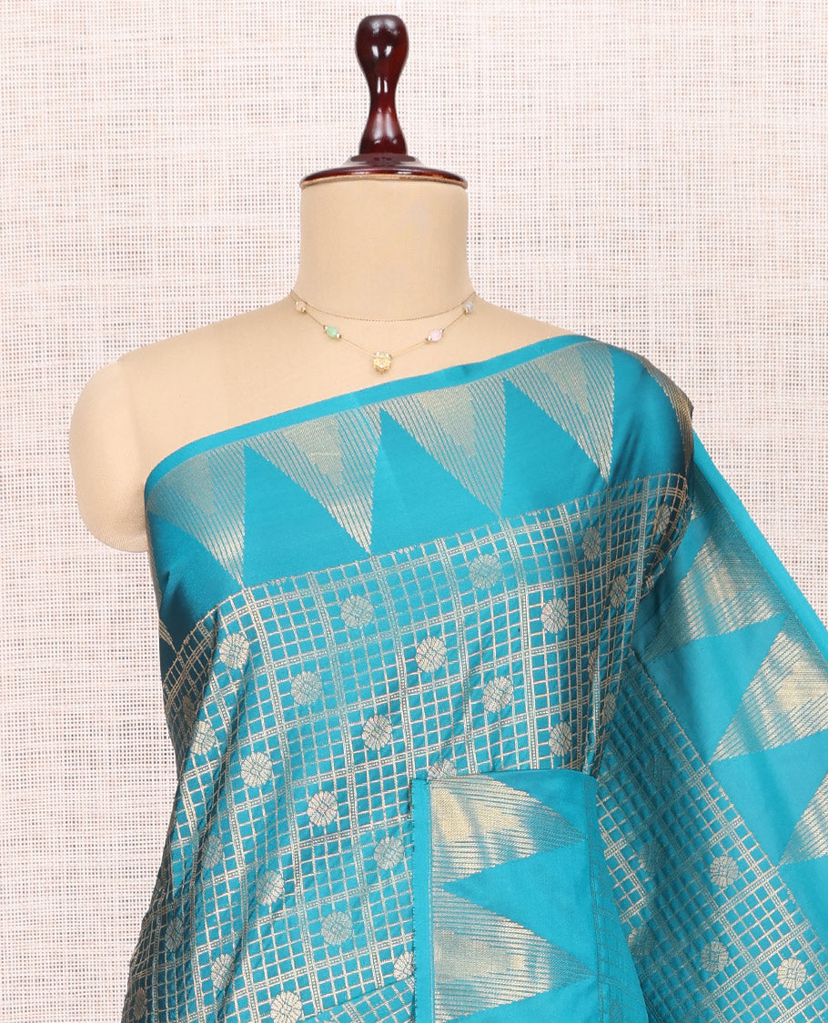 Blue Budget Silk Saree