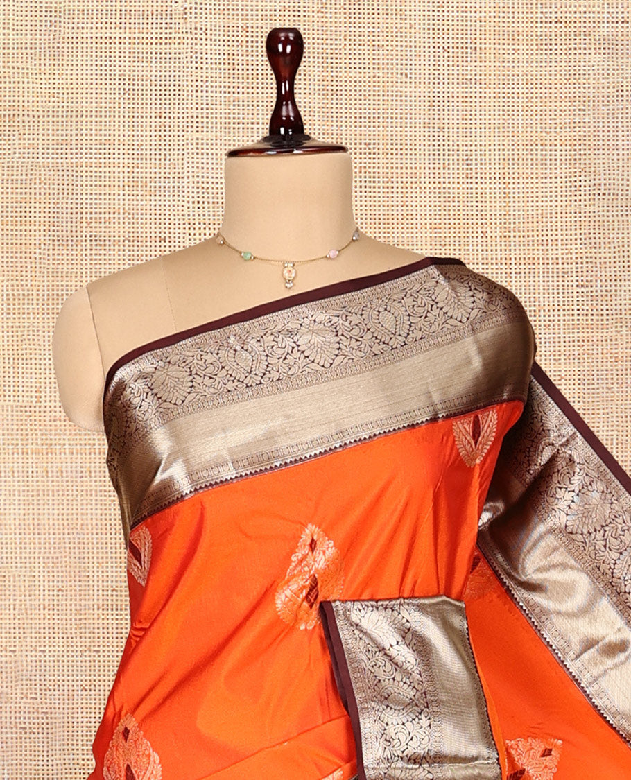 Orange Gift Saree