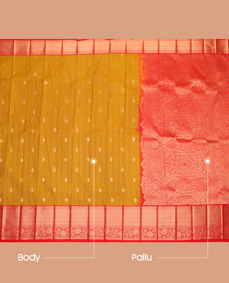 Mustard Budget Silk Saree