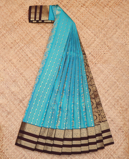 Blue Budget Silk Saree