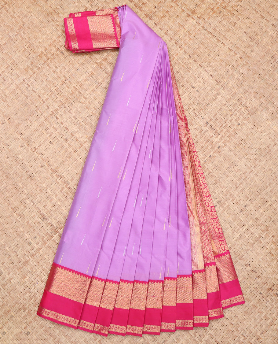 Lavender Budget Silk Saree