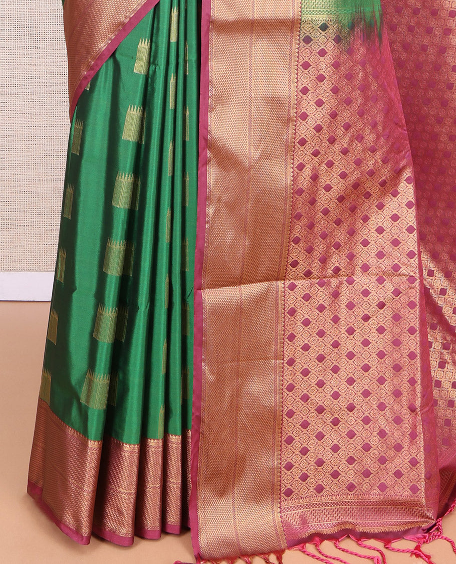 Green Budget Silk Saree