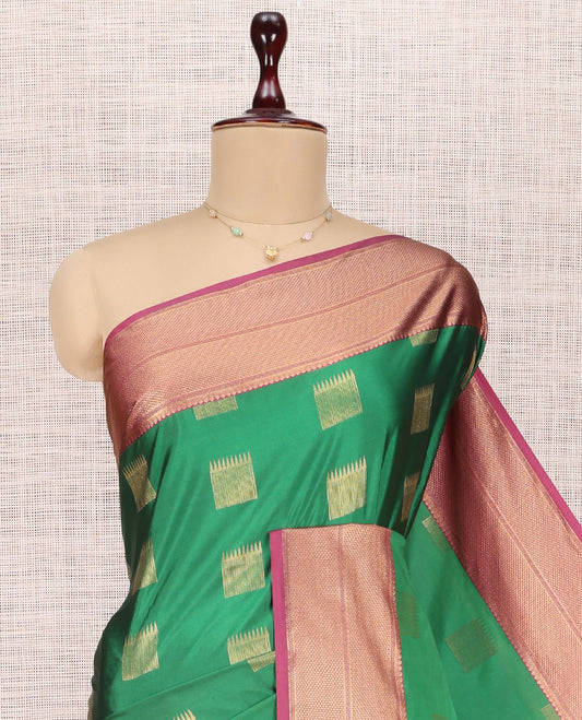 Green Budget Silk Saree