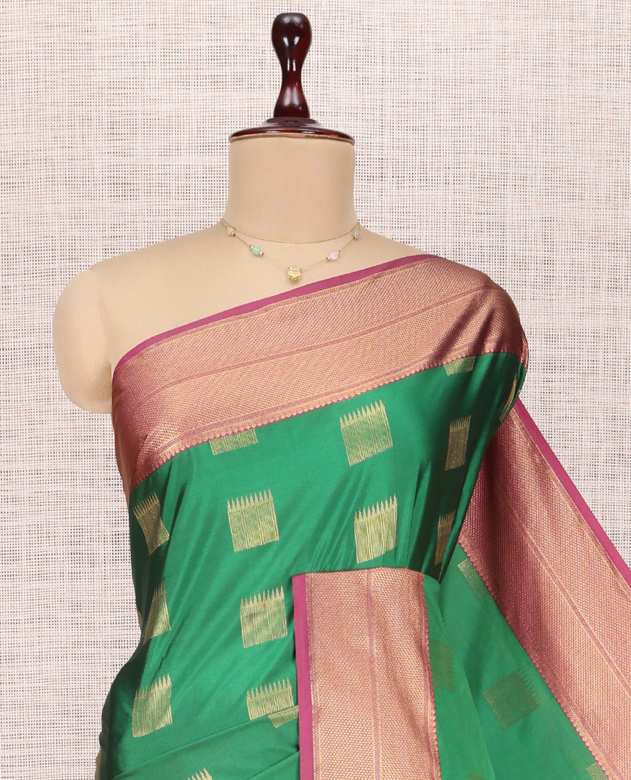 Green Budget Silk Saree