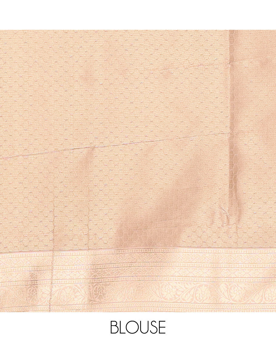 Black Elite Soft Silk Saree, Enthralled with Checked Design on Its Body, Complemented by a Contrast Border of Jungle-Themed Flora-Fauna Motifs, a Pallu of Checked Design, and Paired with a Contrast Blouse