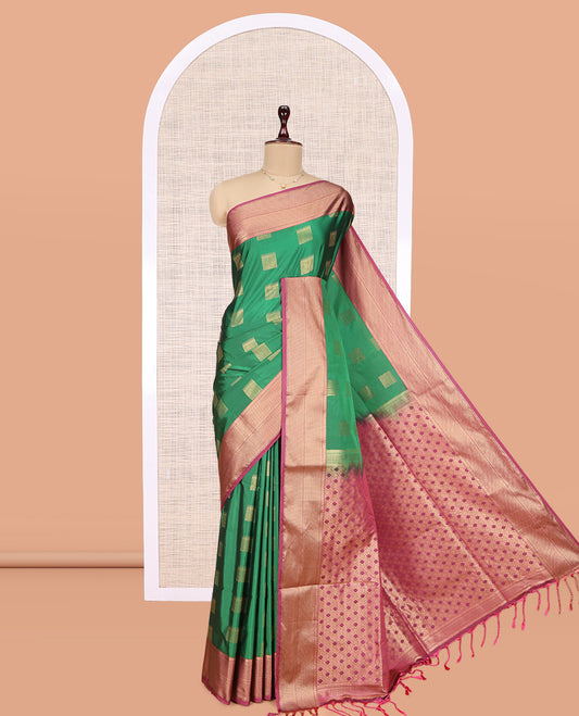 Green Budget Silk Saree