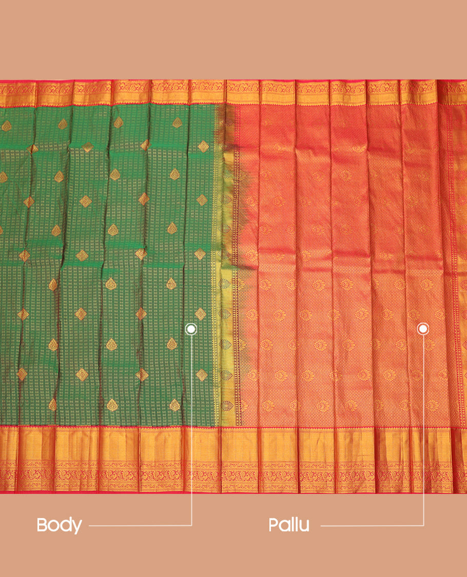 Green Budget Silk Saree